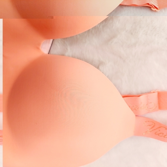 Victoria's Secret Pink Peach The T-Shirt Lightly-Lined Seamless Bra P4633 - Picture 2 of 9